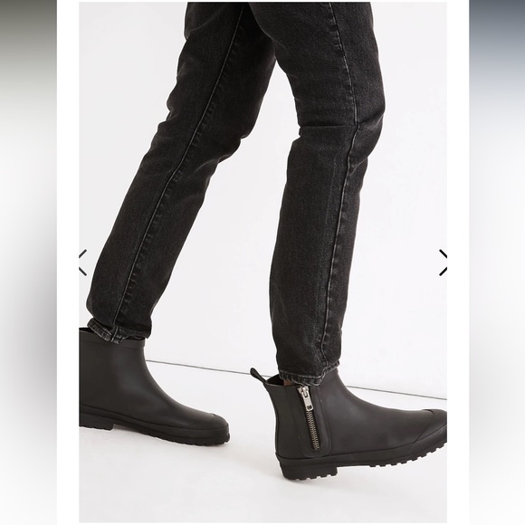 Madewell The Zip-Up Lugsole Rain Boot- 9 - Picture 13 of 14